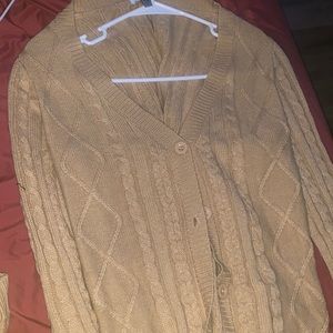 Brown cardigan
